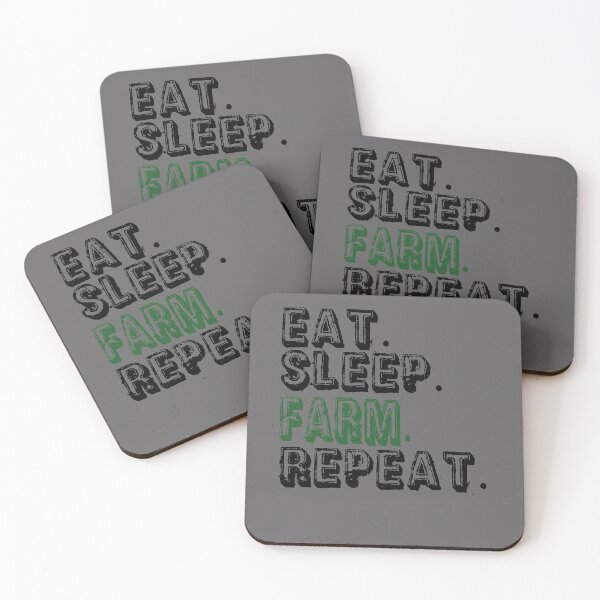 Item preview, Eat Sleep Farm Repeat Funny Farmers designed and sold by ByTekk.