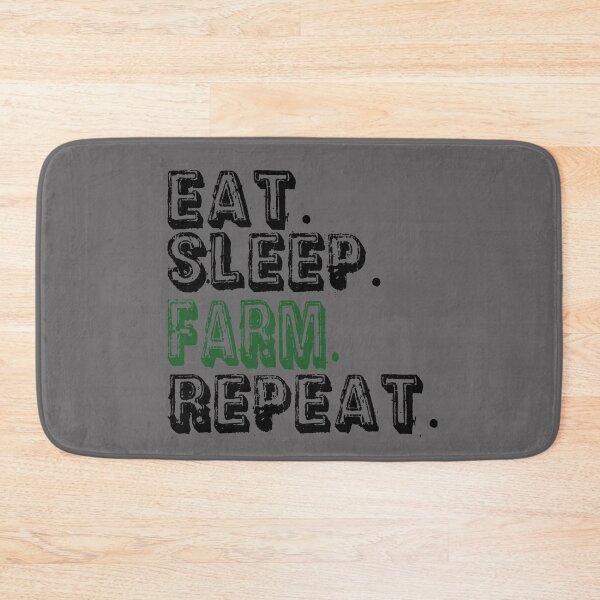Item preview, Eat Sleep Farm Repeat Funny Farmers designed and sold by ByTekk.