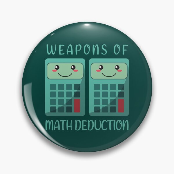 Item preview, Weapons of math deduction Kawaii calculator designed and sold by KawaiiPark.