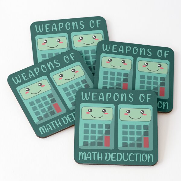 Item preview, Weapons of math deduction Kawaii calculator designed and sold by KawaiiPark.