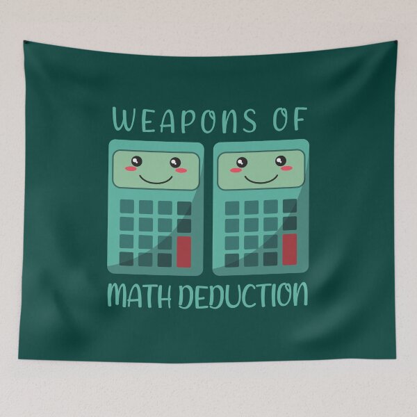 Item preview, Weapons of math deduction Kawaii calculator designed and sold by KawaiiPark.
