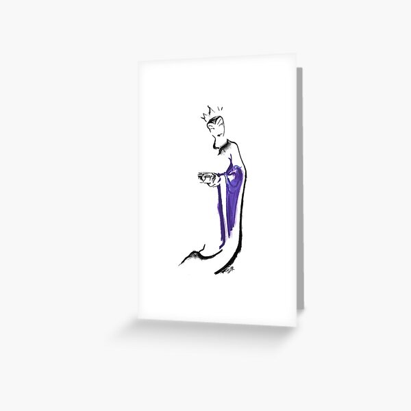 Where Pictures Shine - Evil Queen and the Heart Box Greeting Card
