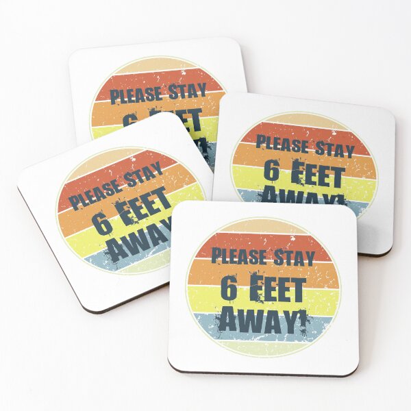 Item preview, Please Stay 6 Feet Away! designed and sold by zeg-shop.