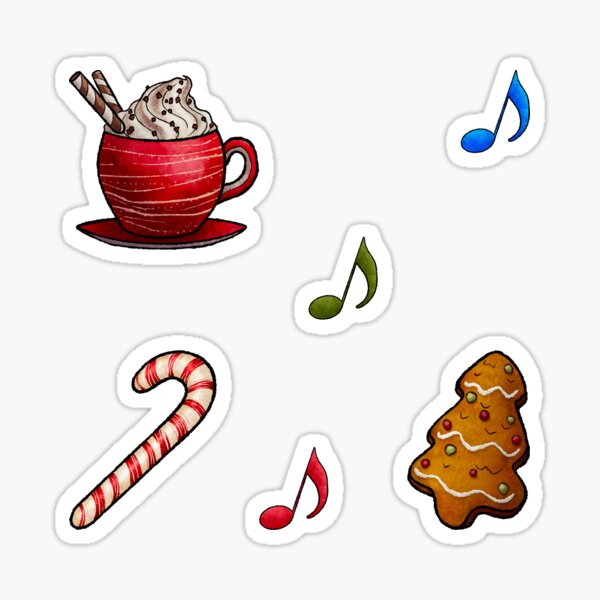 Vintage Christmas Pack 2 Sticker