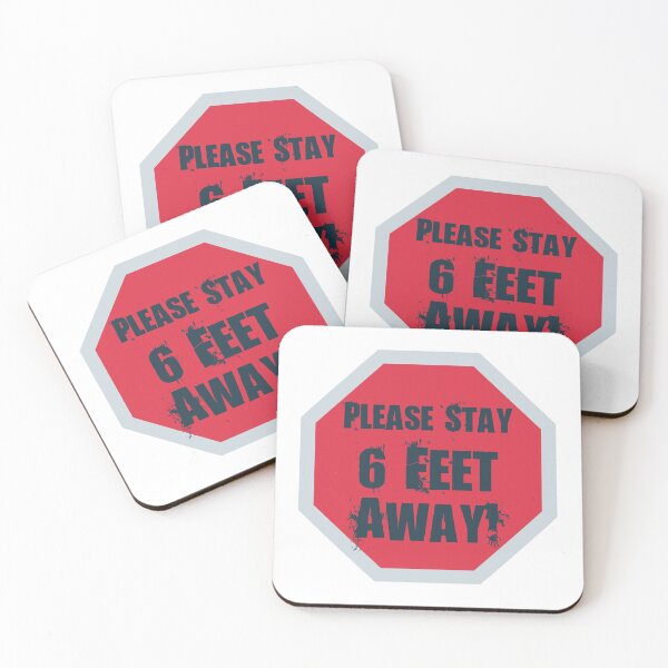 Item preview, Please Stay 6 Feet Away! designed and sold by zeg-shop.