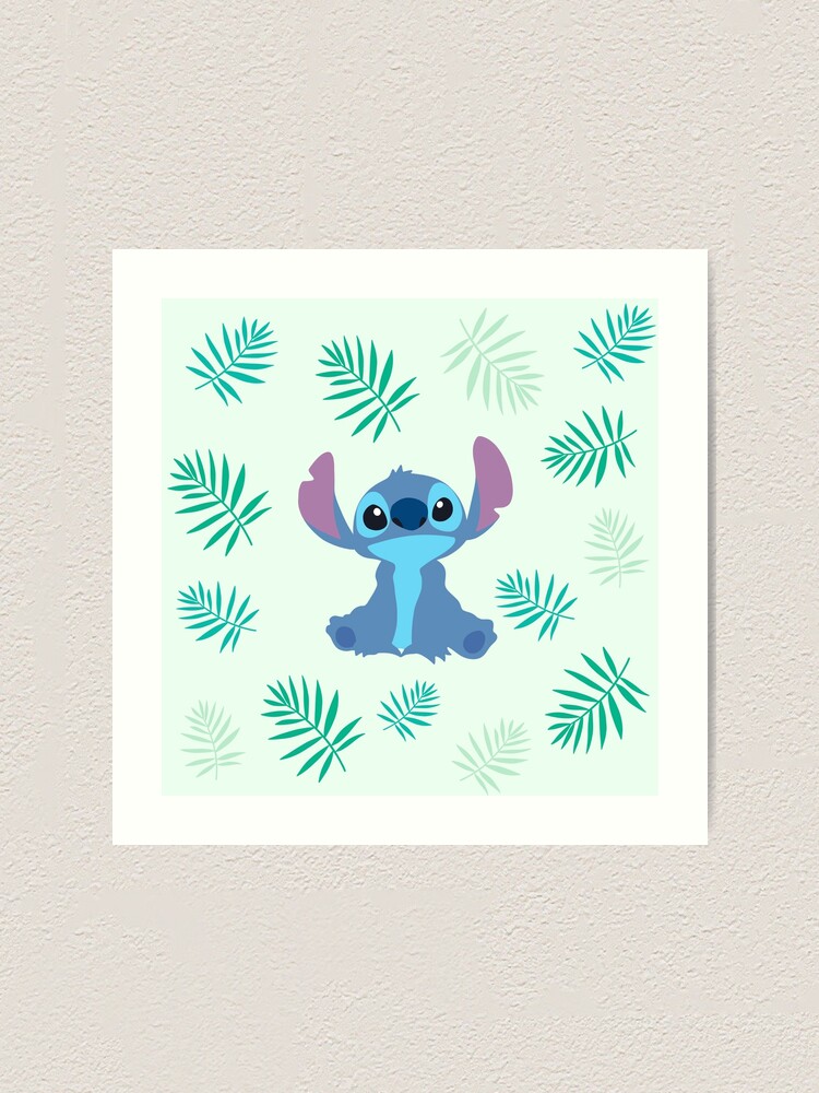 Cute Stitch Art Print