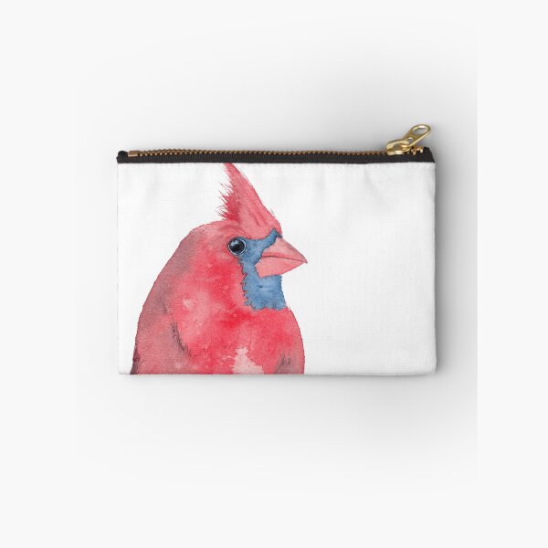 Item preview, Northem cardinal red watercolor bird designed and sold by L'Atelier Oranjade.