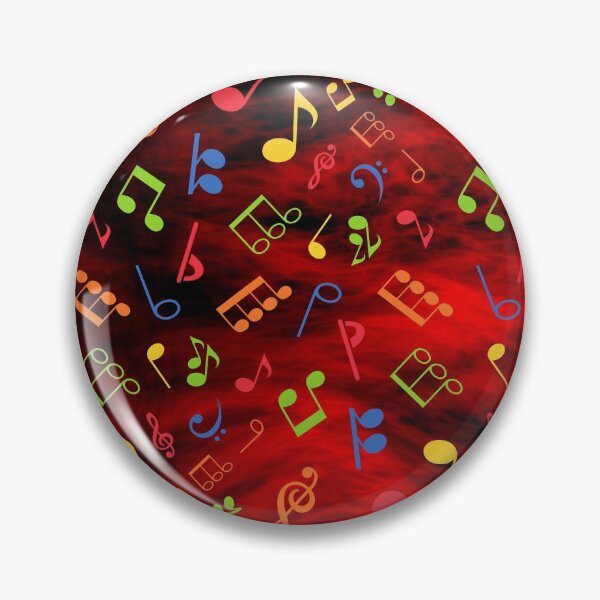Artikelvorschau, Music Note Flames Pattern 3 entworfen und verkauft von kyds.