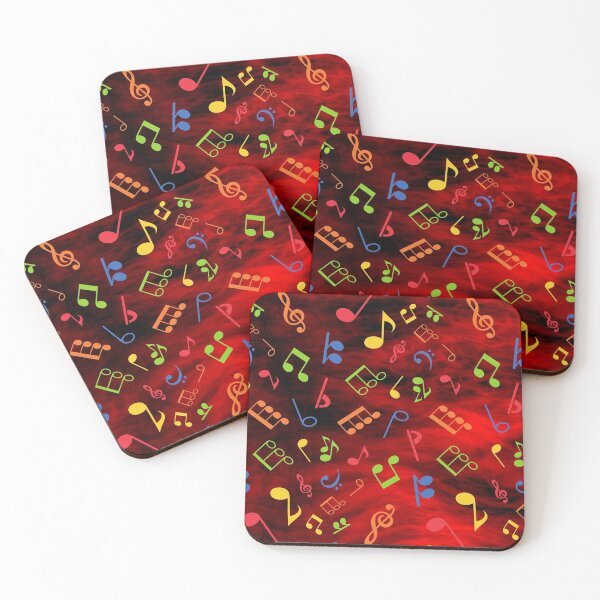 Item preview, Music Note Flames Pattern 3 designed and sold by kyds.