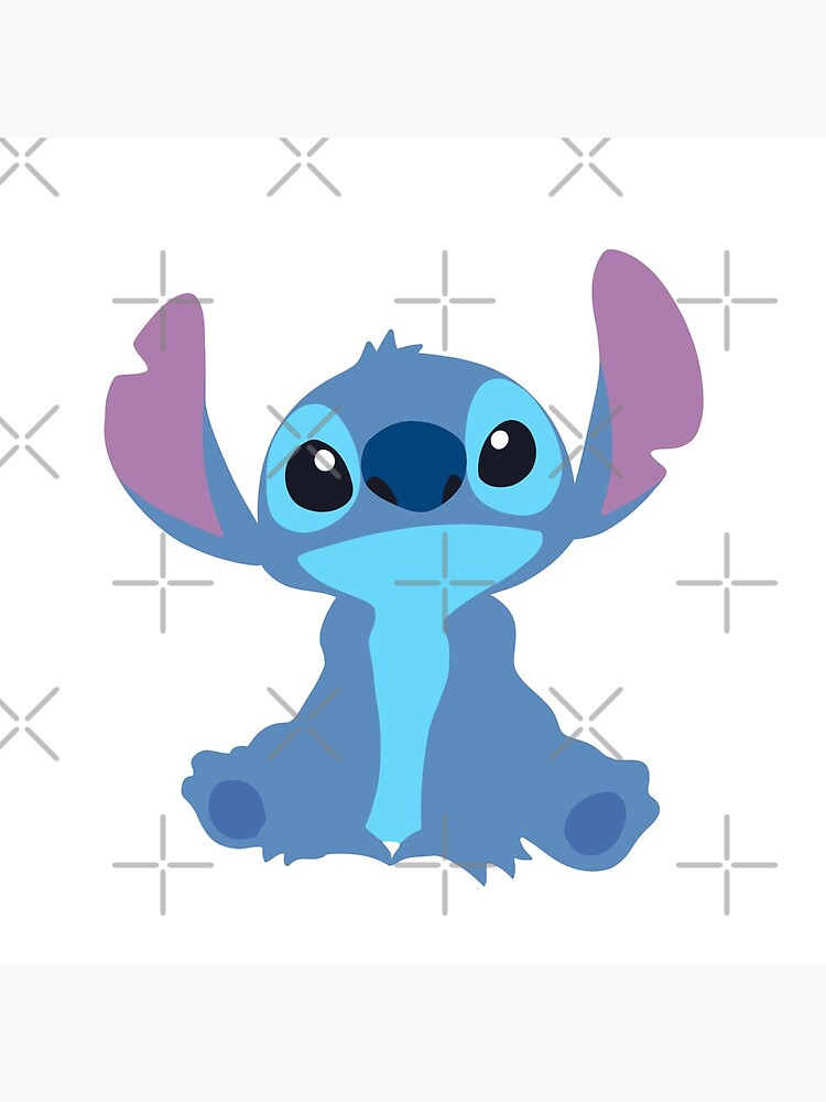 Cute stitch alien Art Print