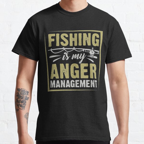 Vista previa del artículo con la obra «La pesca es mi manejo de la ira», diseñado y vendido por Asura-Designs.
