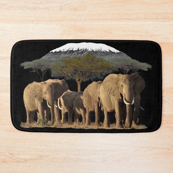 Item preview, Kilimanjaro with elephants on safari in Kenya / Africa designed and sold by TShirtsundMehr.