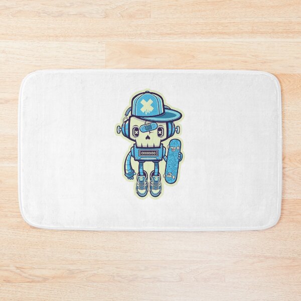 Item preview, Robot Skull Skater designed and sold by MisterGooseShop.