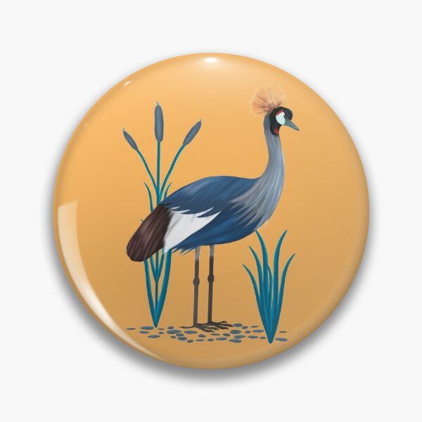 Item preview, Japanese Crowned Crane, Exotic Water Bird, designed and sold by OstarasAttic.
