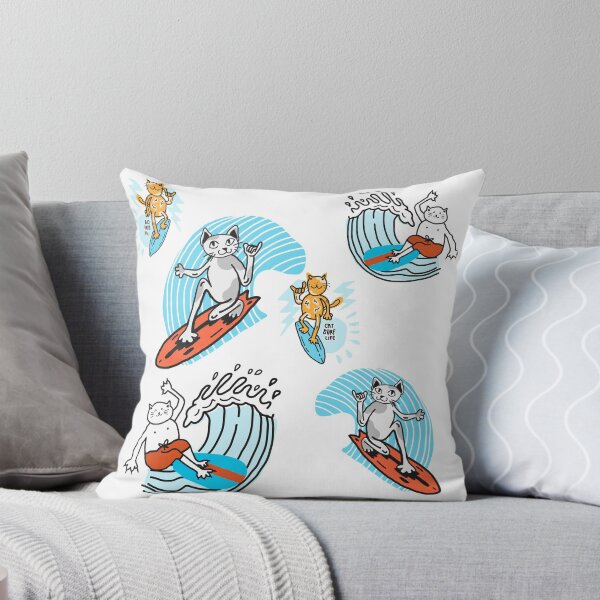 Item preview, CAT surfing surf cats love cats waves  designed and sold by Tropical Blood.