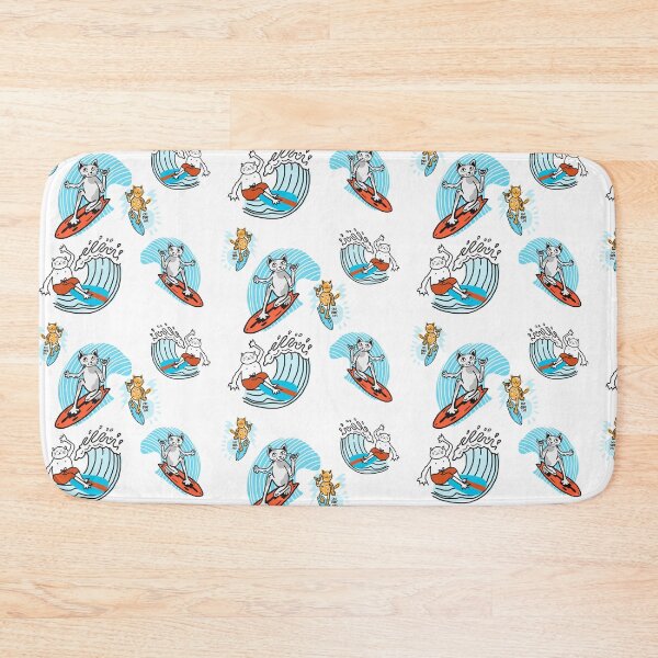 Item preview, CAT surfing surf cats love cats waves  designed and sold by Tropical Blood.