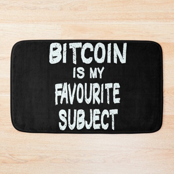 Item preview, bitcoin is my favourite subject designed and sold by Urbo Panda.