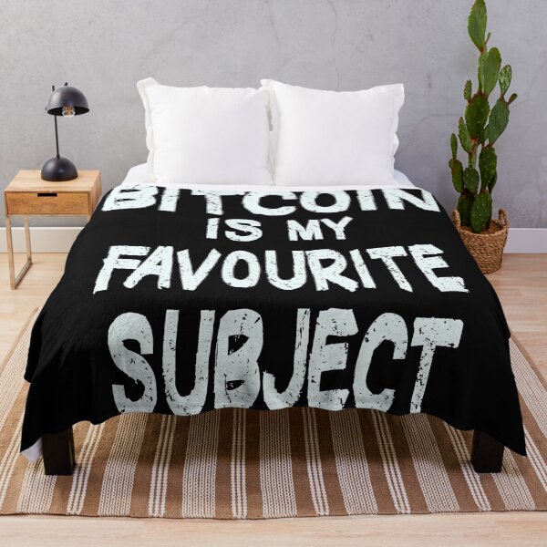 Item preview, bitcoin is my favourite subject designed and sold by Urbo Panda.