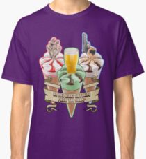 Three Flavours Cornetto Trilogy with banner Classic T-Shirt