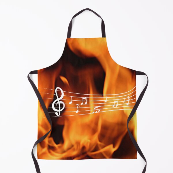 Item preview, Music Note Flames Pattern 4 designed and sold by kyds.