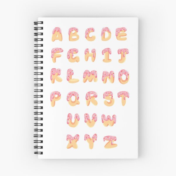 Item preview, Donut english alphabet designed and sold by Nasser123.