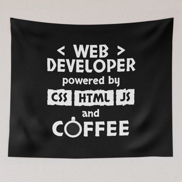 Item preview, Web Developer - Powered by Coffee designed and sold by GamerGetup.