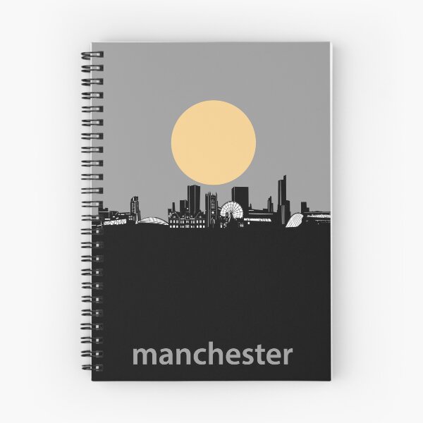 Item preview, manchester skyline minimal designed and sold by BekimART2.