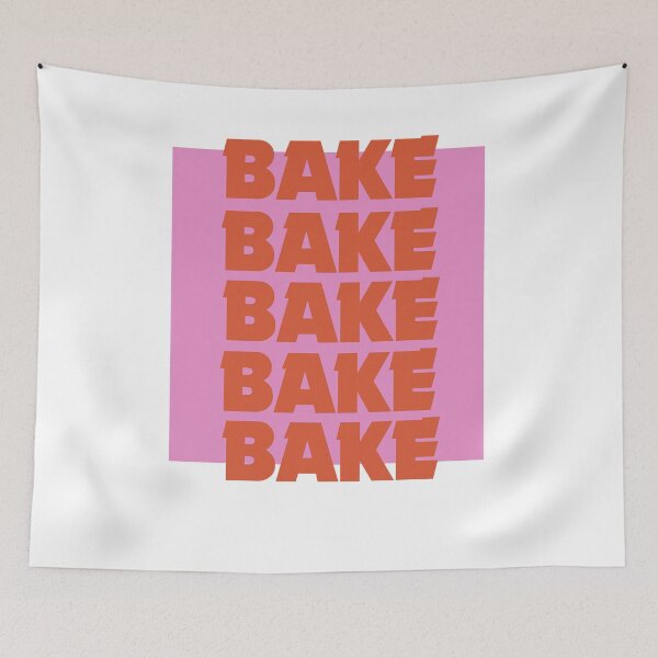 Item preview, Bake Repeat in Pink and Red designed and sold by Shujii.