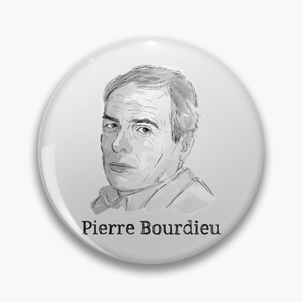 Item preview, Pierre Bourdieu illustration designed and sold by KennyLucky.