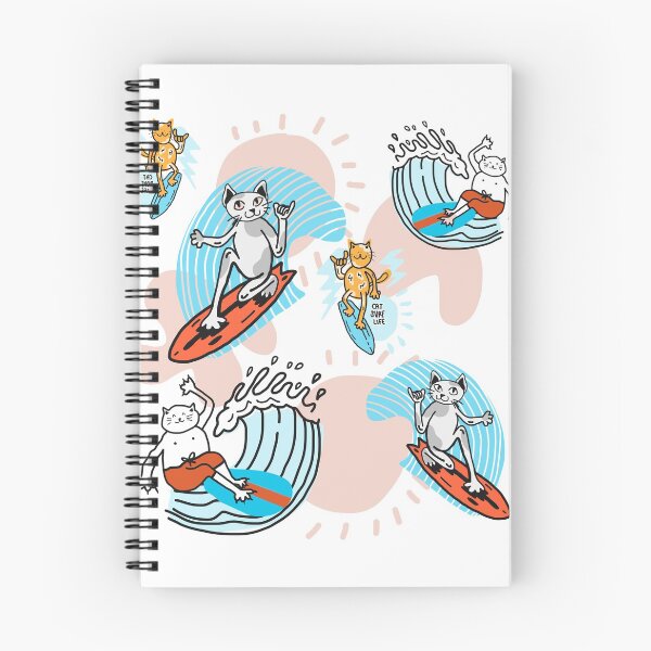 Item preview, Cats love cats cat surfing surf waves big surf  designed and sold by Tropical Blood.