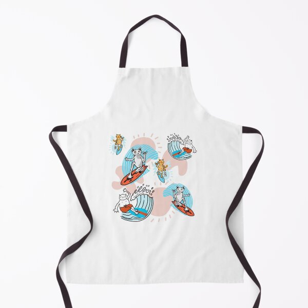 Item preview, Cats love cats cat surfing surf waves big surf designed and sold by Tropical Blood.