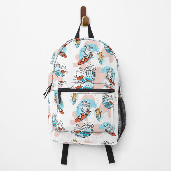 Item preview, Cats love cats cat surfing surf waves big surf designed and sold by Tropical Blood.
