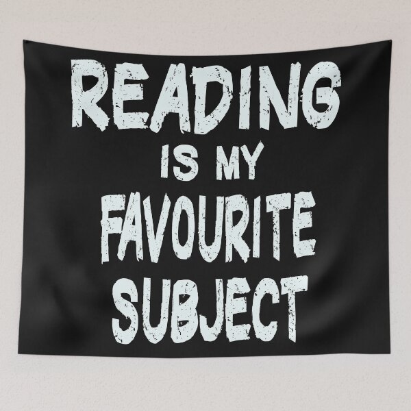 Item preview, reading is my favourite subject designed and sold by Urbo Panda.