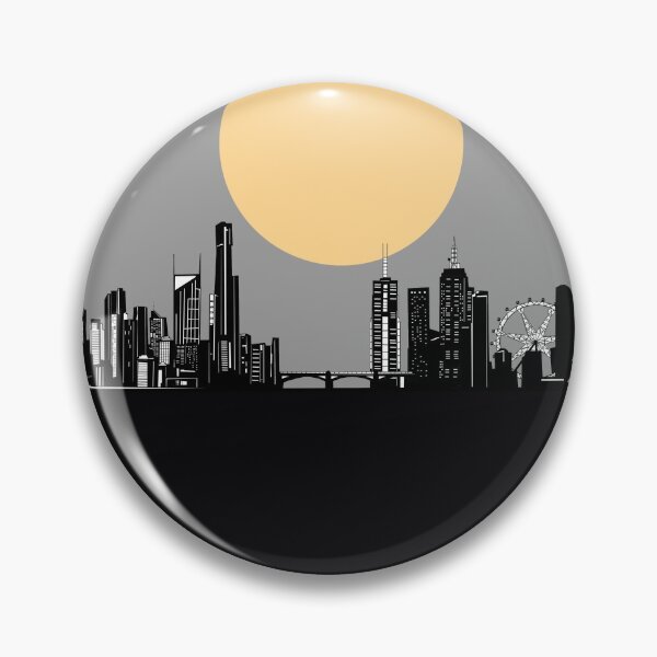Item preview, melbourne skyline minimal designed and sold by BekimART2.