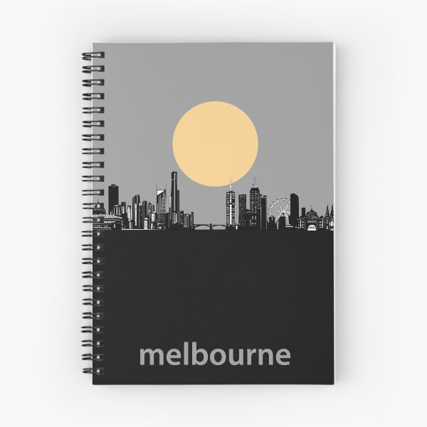 Item preview, melbourne skyline minimal designed and sold by BekimART2.