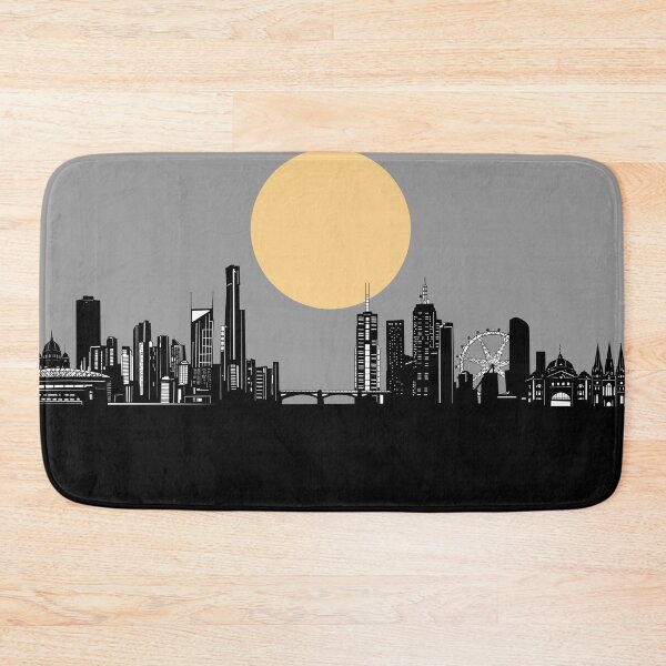 Item preview, melbourne skyline minimal designed and sold by BekimART2.