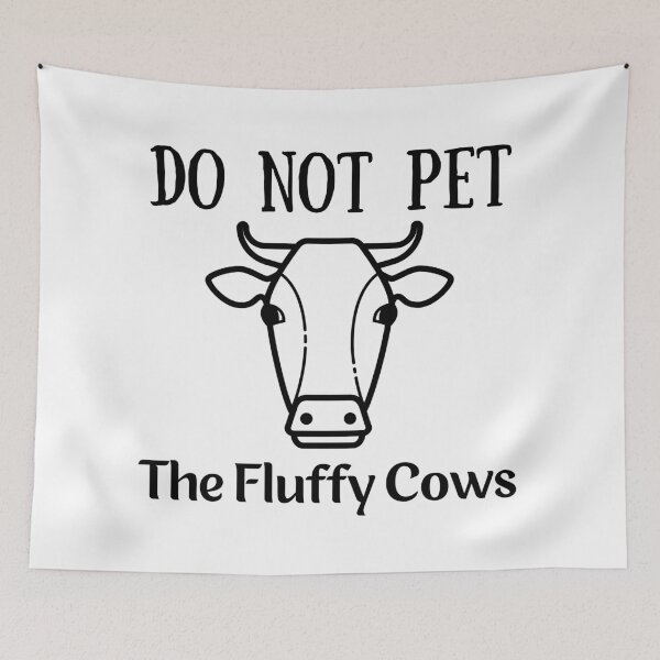 Item preview, Do Not Pet The Fluffy Cows,funny Bison gift,woman Bison  designed and sold by piskwi.