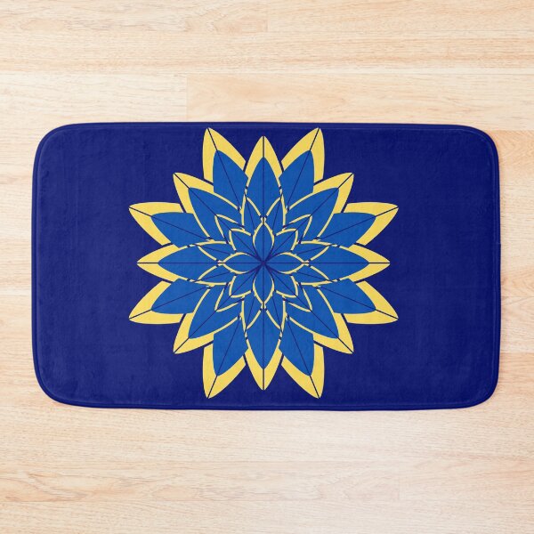 Item preview, Chrysanthemum, Gold and Blue Chrysanthemum designed and sold by danaJG.