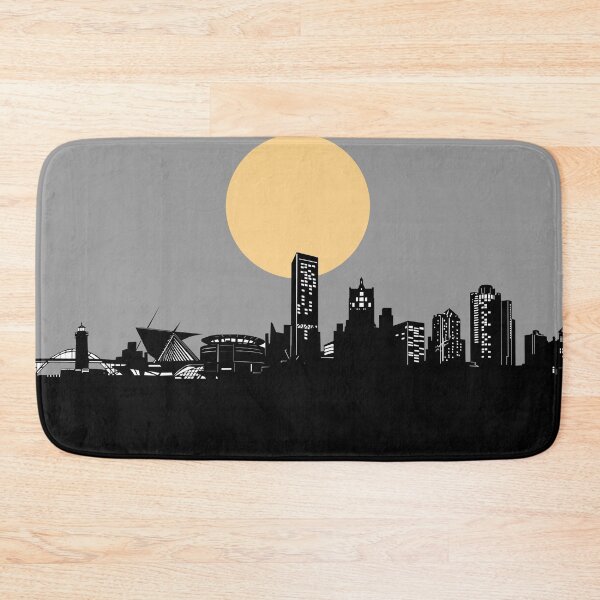 Item preview, milwaukee skyline minimal designed and sold by BekimART2.