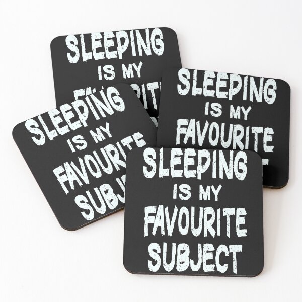 Item preview, sleeping is my favourite subject designed and sold by Urbo Panda.
