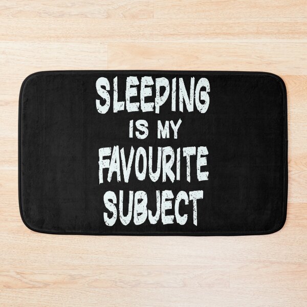 Item preview, sleeping is my favourite subject designed and sold by Urbo Panda.