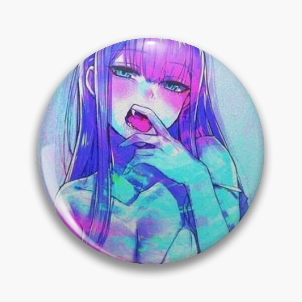 Zero Two Fanart Pins And Buttons Redbubble