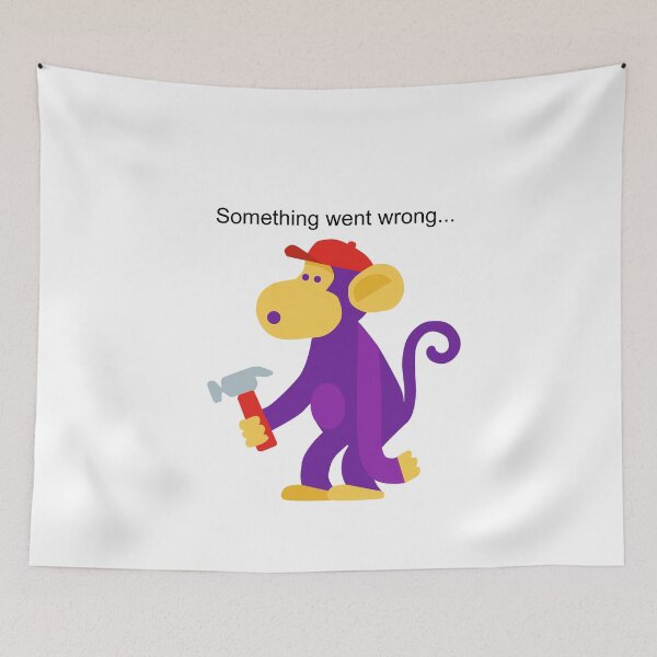Item preview, Something Went Wrong Monkey designed and sold by Barriotic.