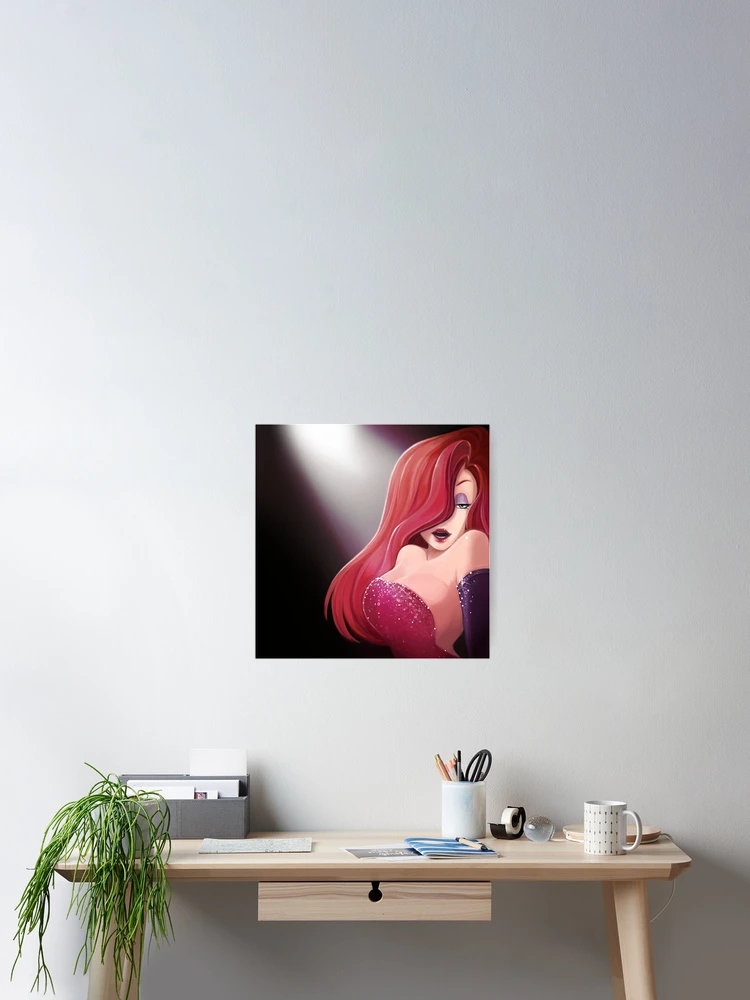 Thumbnail 2 of 3, Poster, Jessica Rabbit designed and sold by PurifiedShadows.