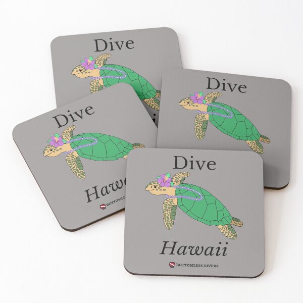 Item preview, Dive Hawaii Turtle with Black Font designed and sold by BottomlessDiver.