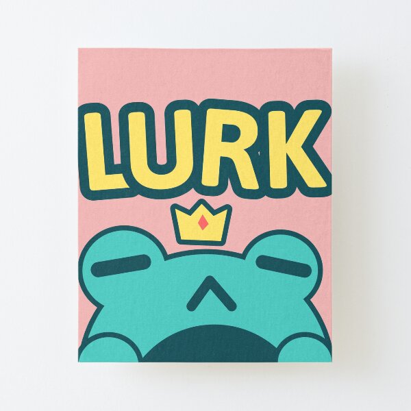 B-Froggio Lurk Canvas Mounted Print