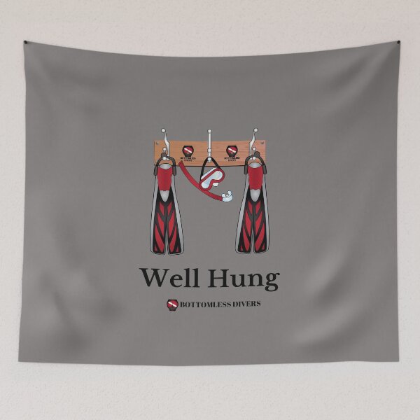 Item preview, Well Hung Gear with Black Font designed and sold by BottomlessDiver.