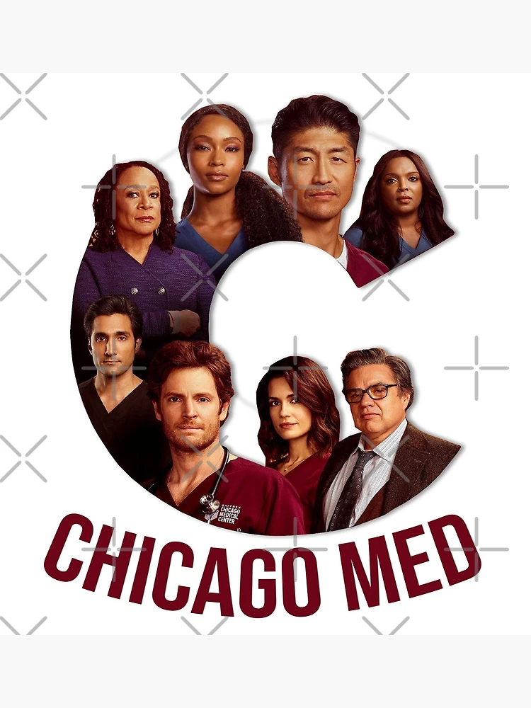 Chicago Med tv show characters poster logo Poster for Sale by