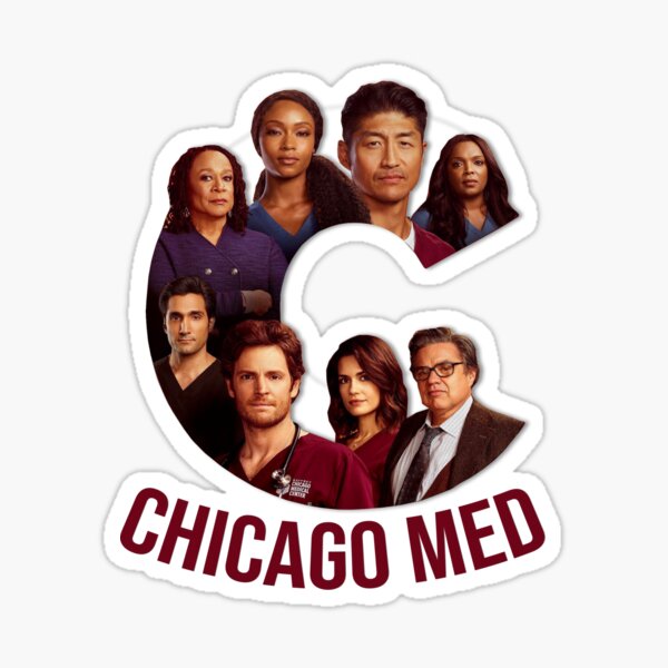 Chicago Med tv show characters poster logo Sticker