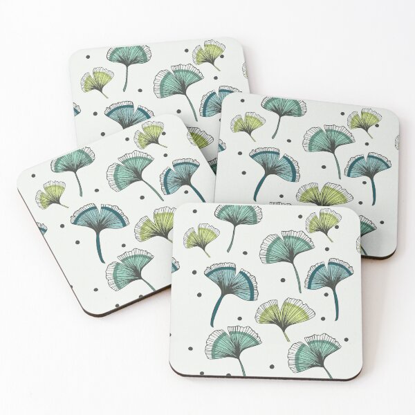 Item preview, leaves pattern with ginko leaves, Ginkgo leaves seamless pattern,  Sleeveless Top 5 designed and sold by outmaneljalili.